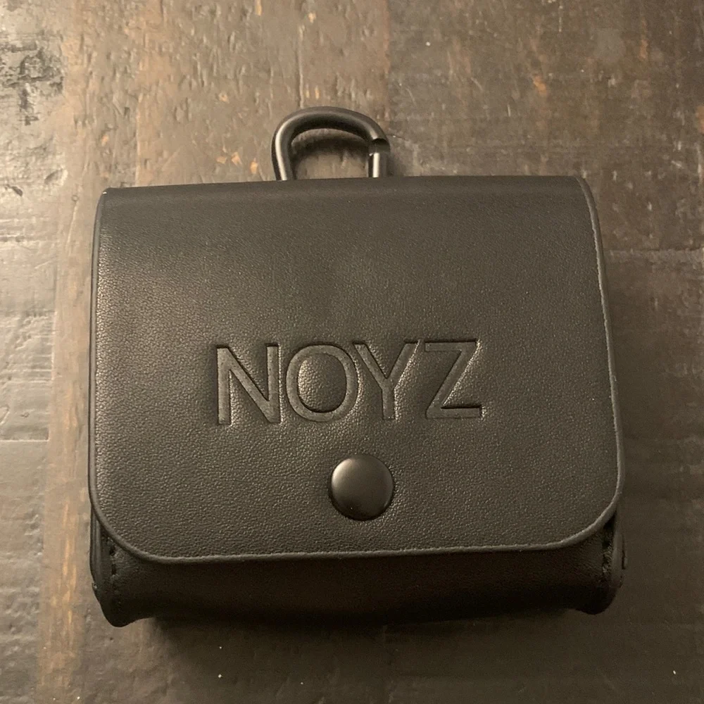 Black AirPod Case with Clip On Carabiner